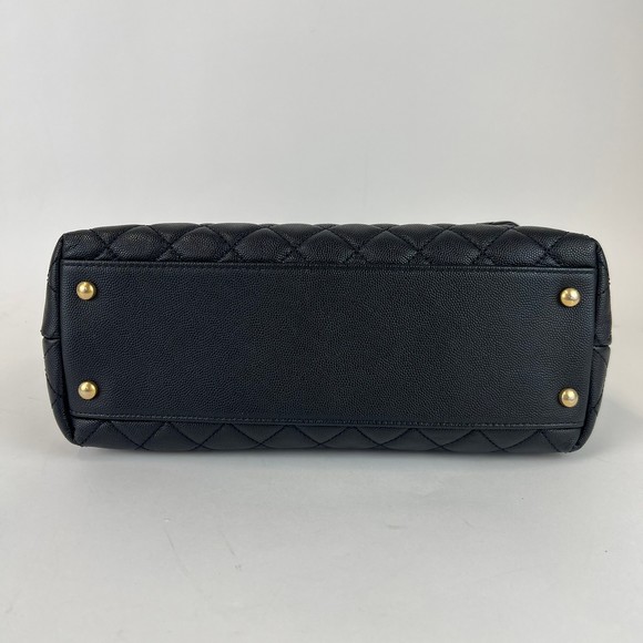 CHANEL Coco Handle Matelasse Chain Shoulder Black - Picture 6 of 16